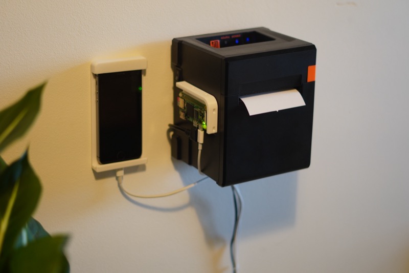 Minifax thermal printer